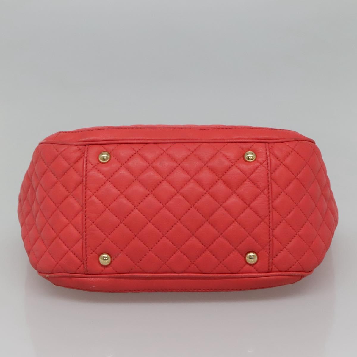Salvatore Ferragamo Gancini Pink Leather Shoulder Bag (Pre-Owned)