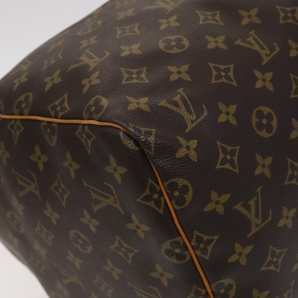 Louis Vuitton Keepall 55 Brown Canvas Travel Bag (Pre-Owned)
