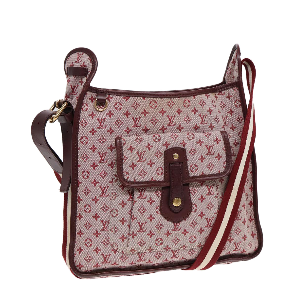 Louis Vuitton Besace Pink Canvas Shoulder Bag (Pre-Owned)