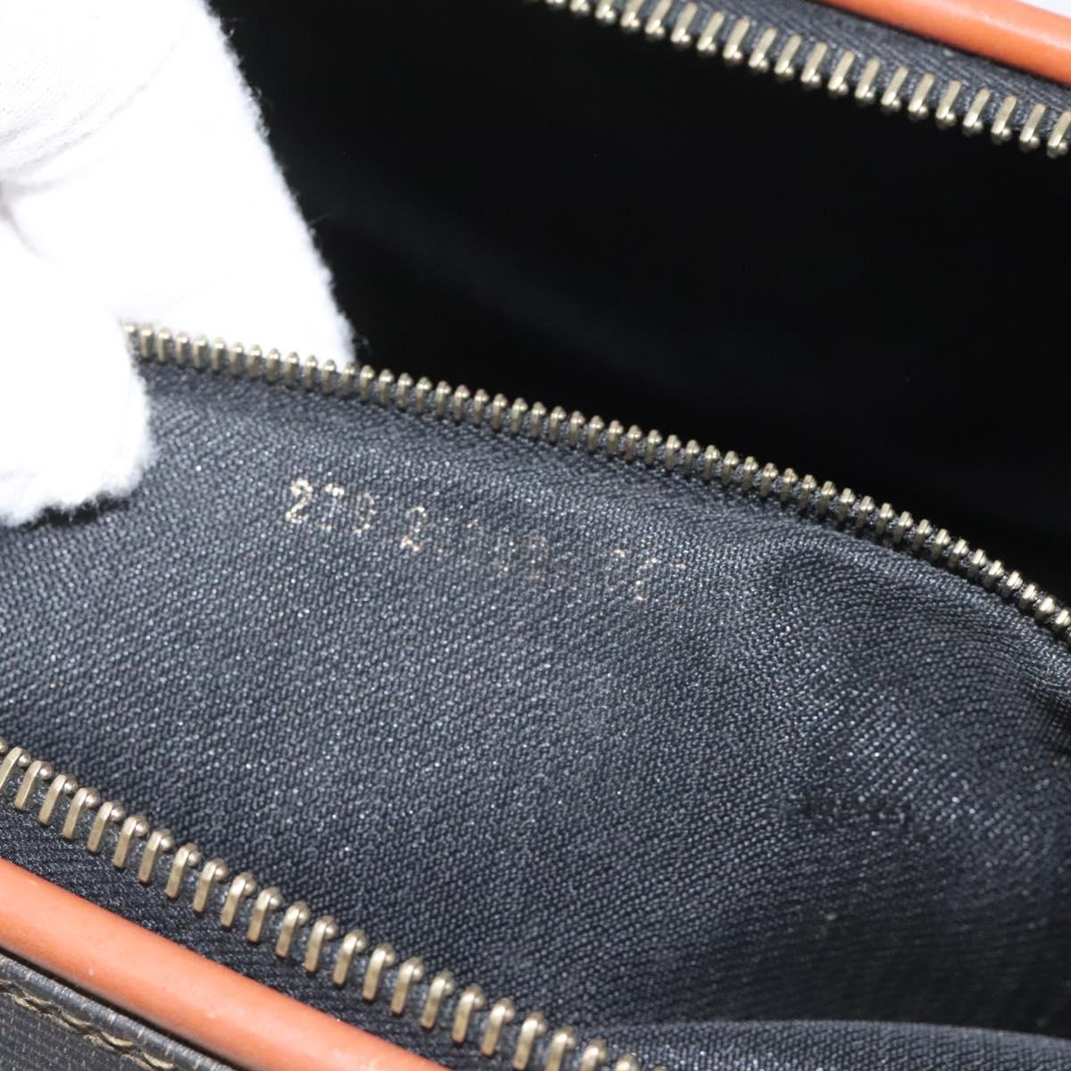 Fendi Pequin Brown Canvas Handbag (Pre-Owned)