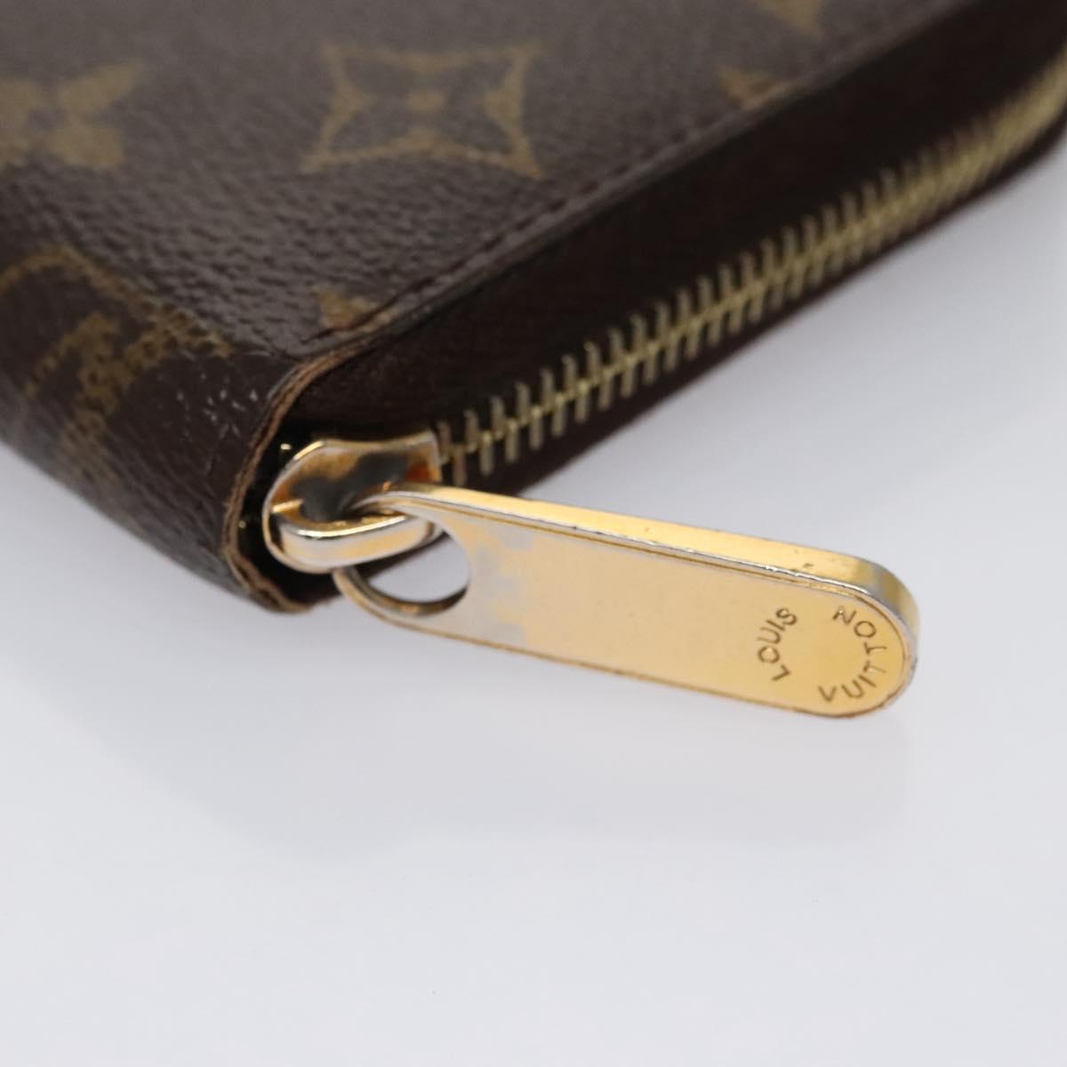 Louis Vuitton Zippy Wallet Brown Canvas Wallet (Pre-Owned)