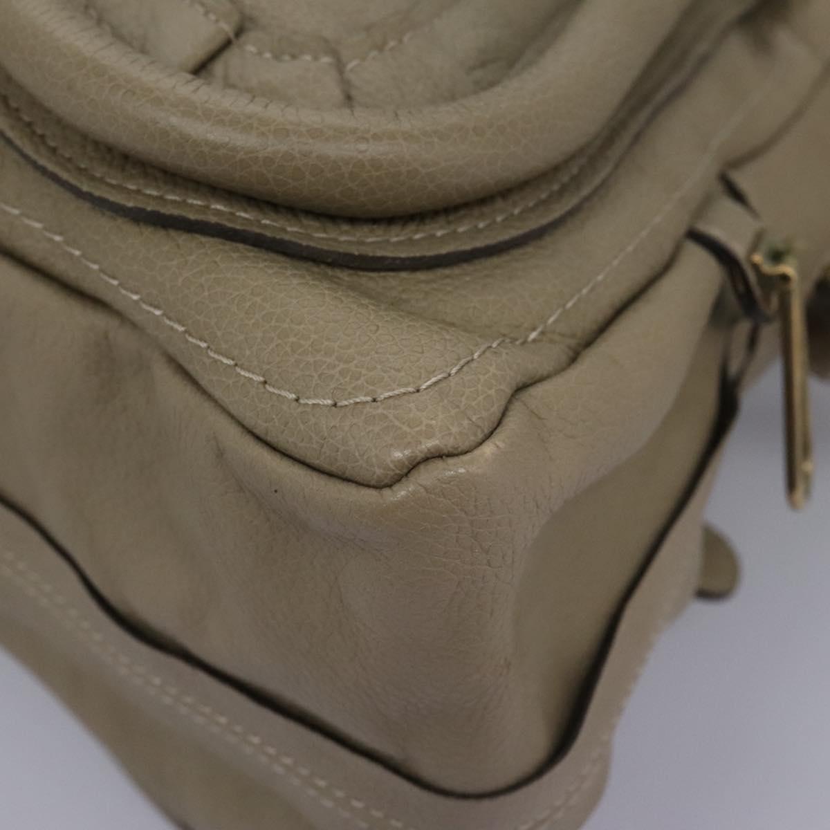 Chloé Paraty Beige Leather Handbag (Pre-Owned)