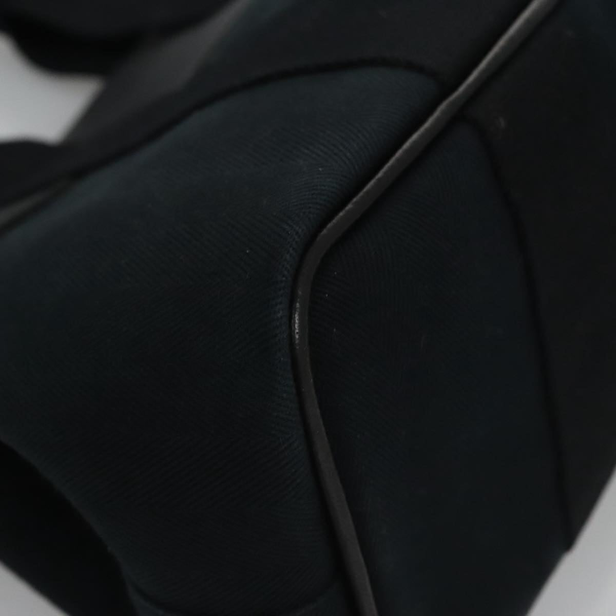 Hermès Valparaiso Black Canvas Handbag (Pre-Owned)