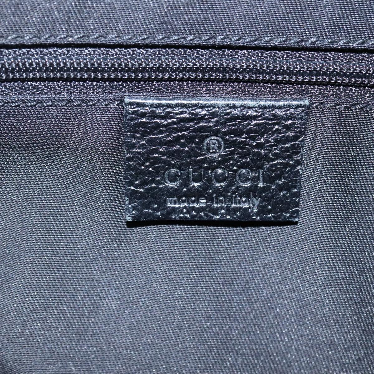 Gucci Gg Canvas Black Canvas Clutch Bag (Pre-Owned)