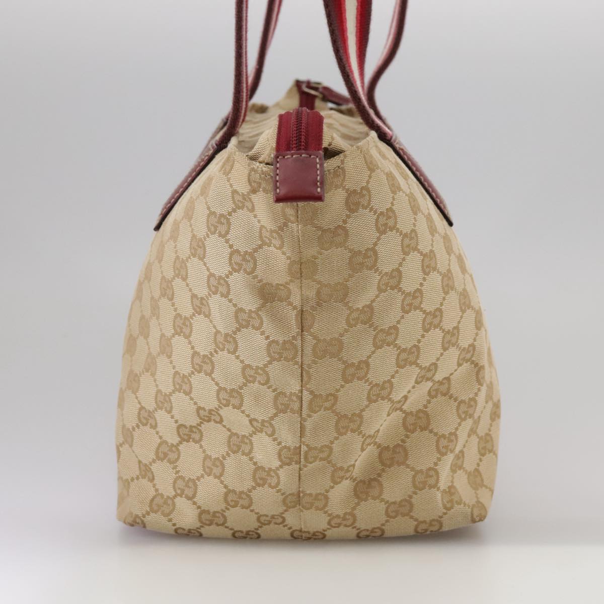 Gucci Gg Canvas Beige Canvas Tote Bag (Pre-Owned)