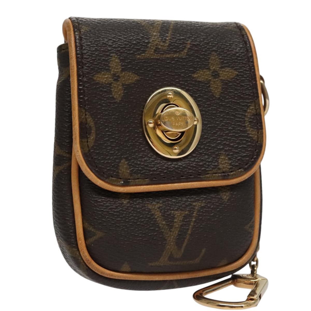 Louis Vuitton Tulum Brown Canvas Clutch Bag (Pre-Owned)