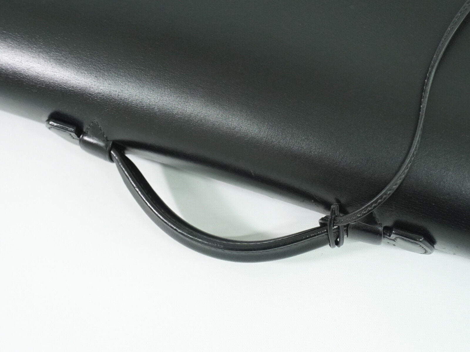 Hermès Sac À Dépêches Black Leather Briefcase Bag (Pre-Owned)