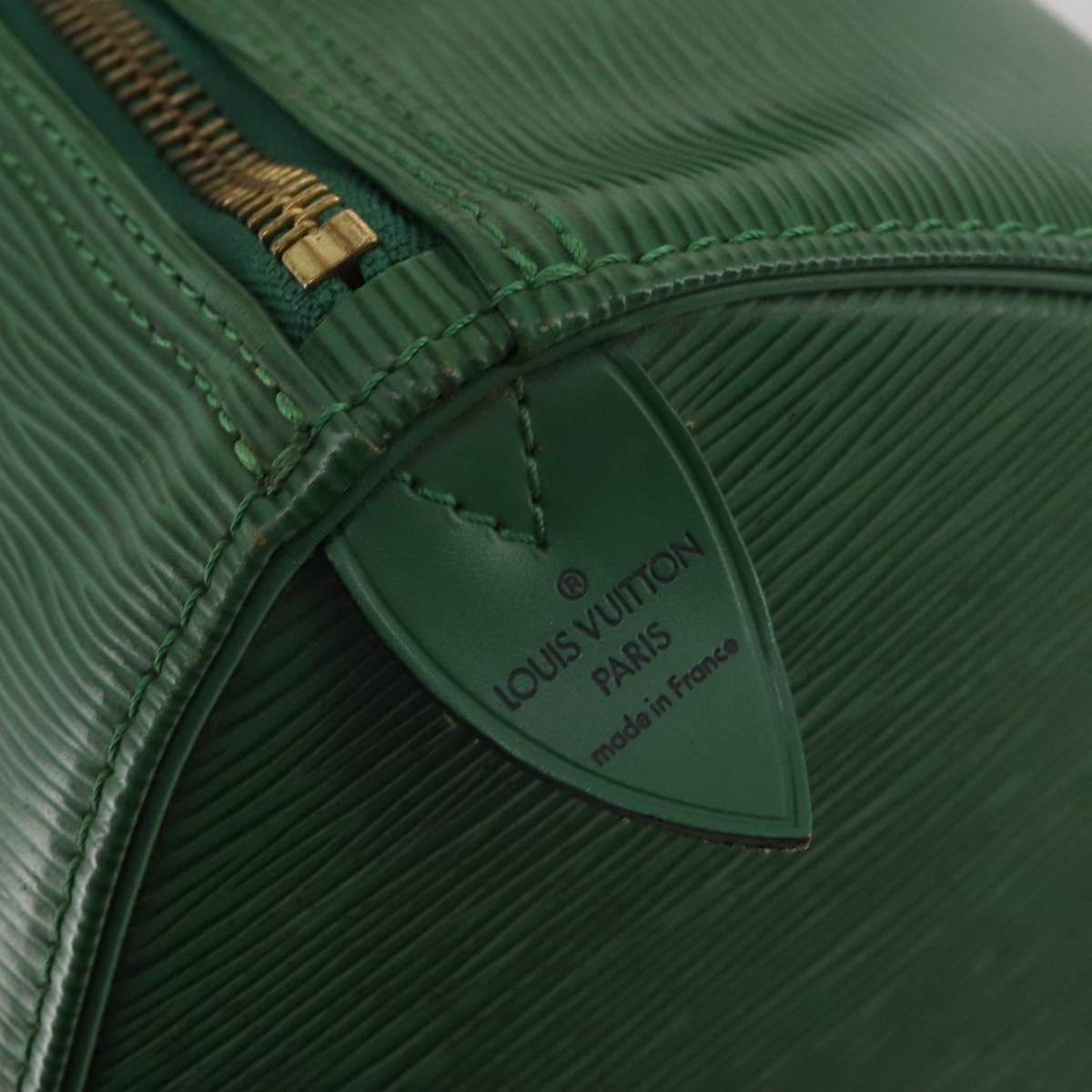 Louis Vuitton Keepall Epi Leather Green Leather Travel Bag Bag (Pre-Owned)