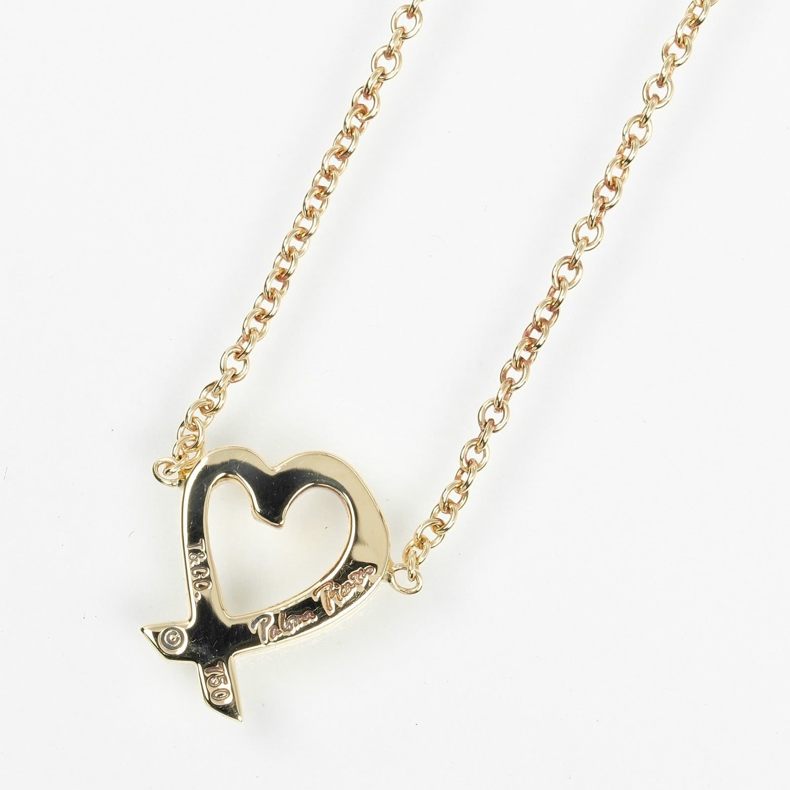 Tiffany & Co Loving Heart Gold Yellow Gold Necklace Jewelry (Pre-Owned)