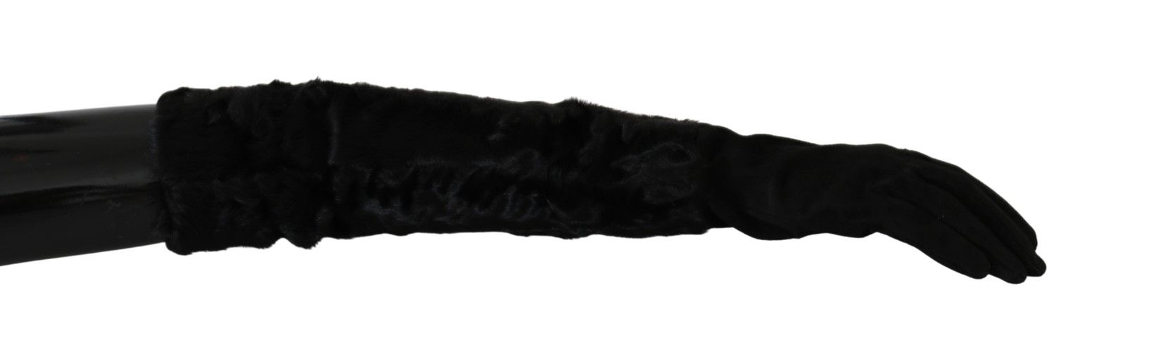 Dolce & Gabbana Elegant Elbow Length Suede Women's Gloves