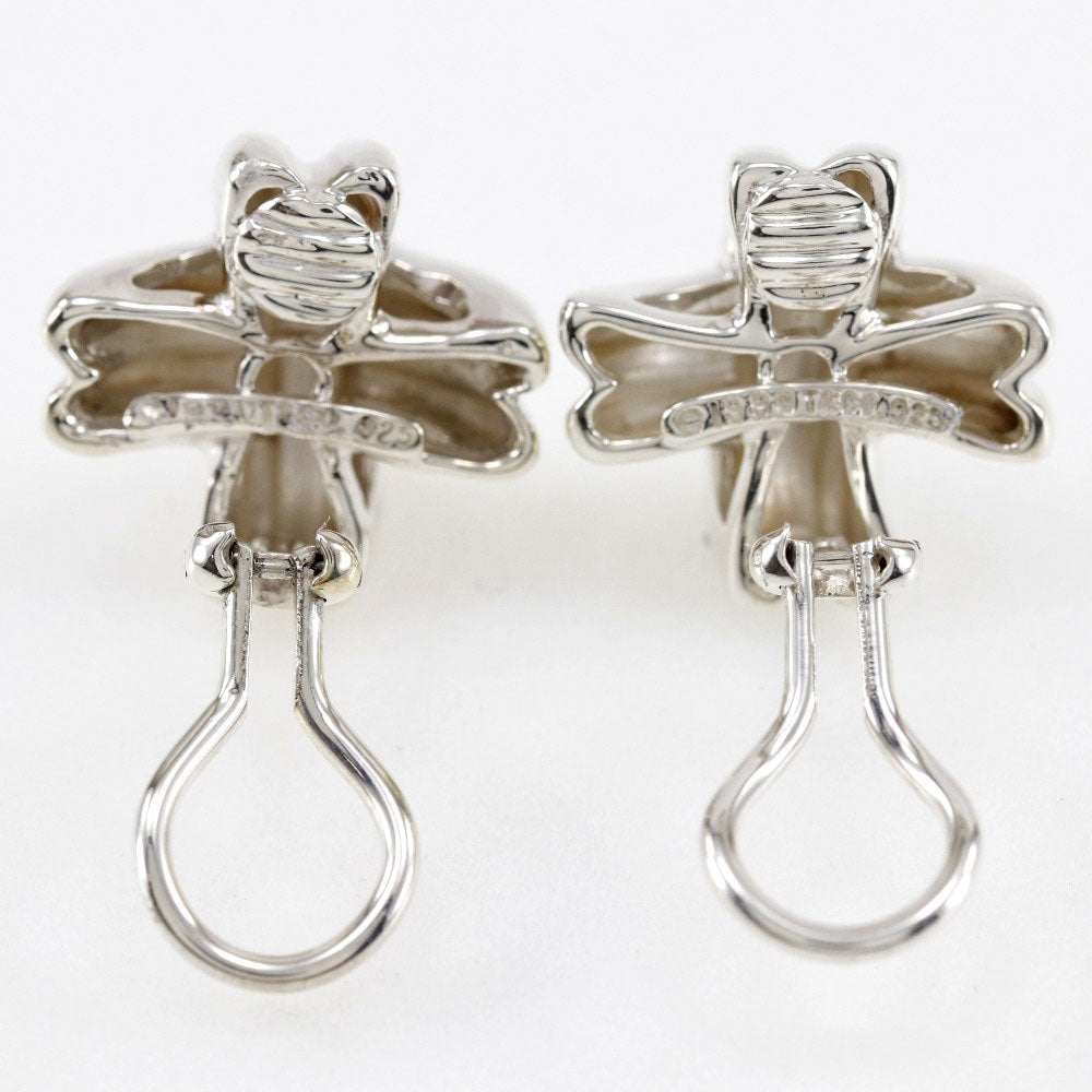 Tiffany & Co Signature Silver Silver Earring Jewelry (Pre-Owned)