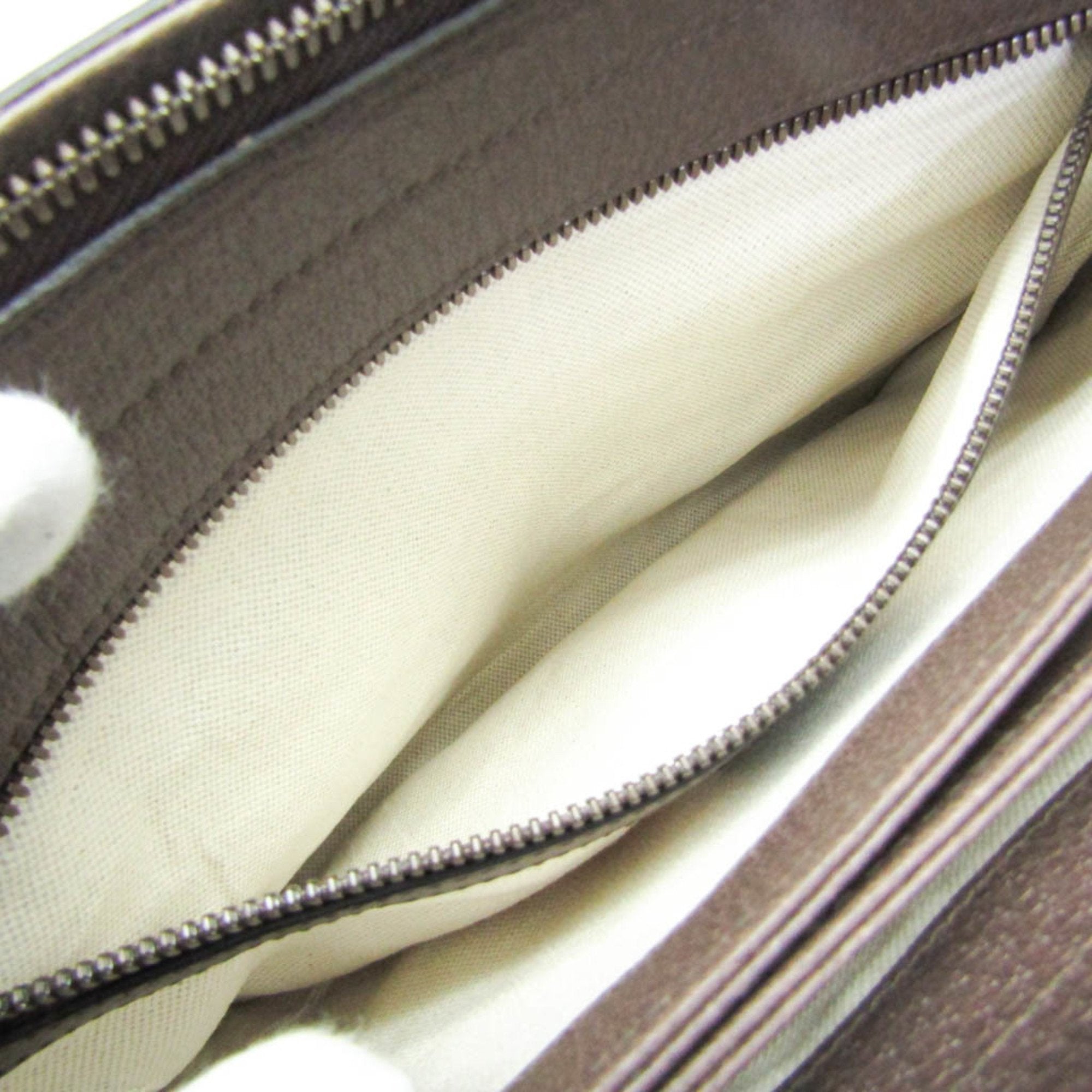 Gucci Soho Beige Canvas Shoulder Bag (Pre-Owned)