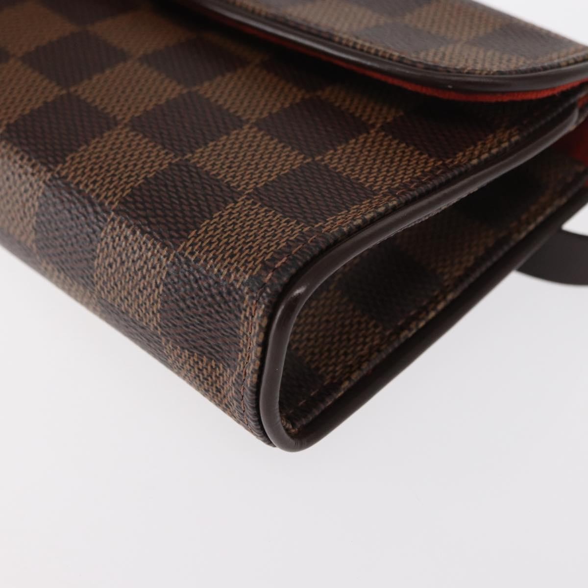 Louis Vuitton Florentine Waist Monogram Canvas Brown Canvas Clutche & Pouche Bag (Pre-Owned)