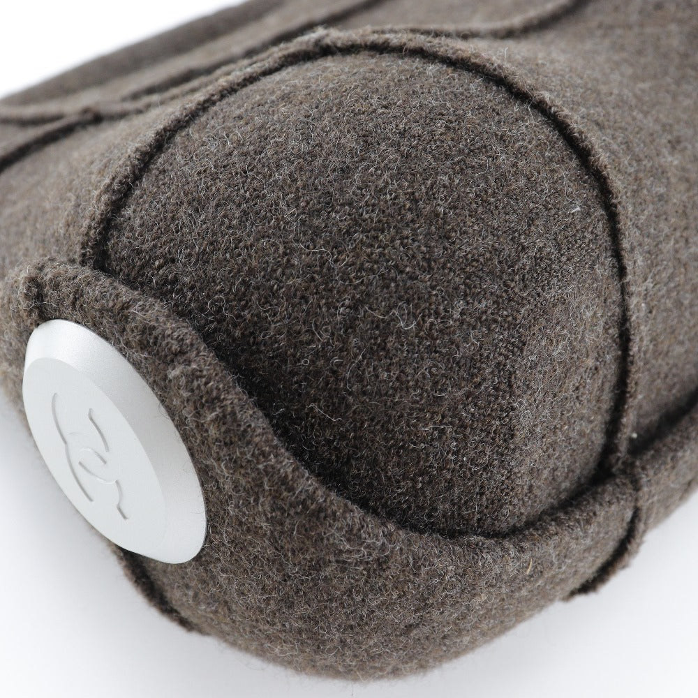 Chanel Millenium Brown Wool Handbag (Pre-Owned)
