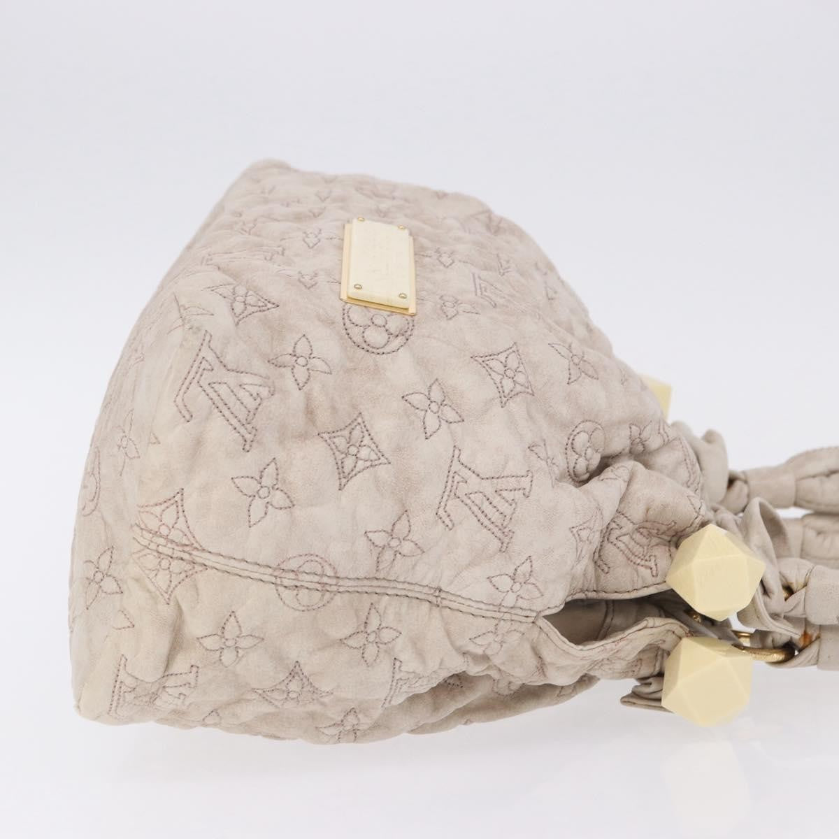 Louis Vuitton Olympe Stratus Limited Edition Monogram Lambskin Beige Leather Handbag (Pre-Owned)