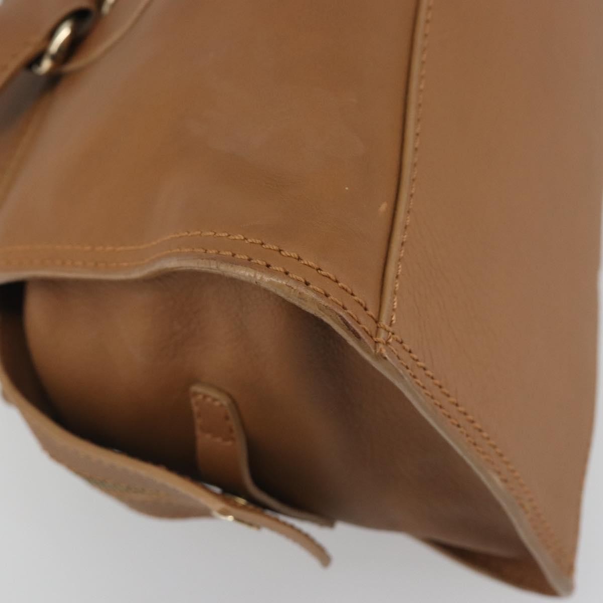 Celine Vintage Leather Brown Leather Handbag (Pre-Owned)