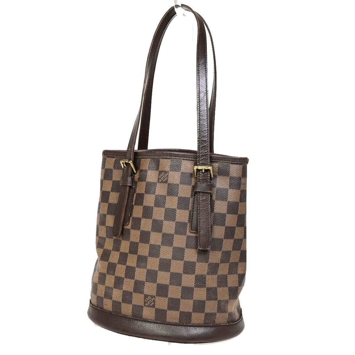 Louis Vuitton Marais Brown Canvas Shoulder Bag (Pre-Owned)