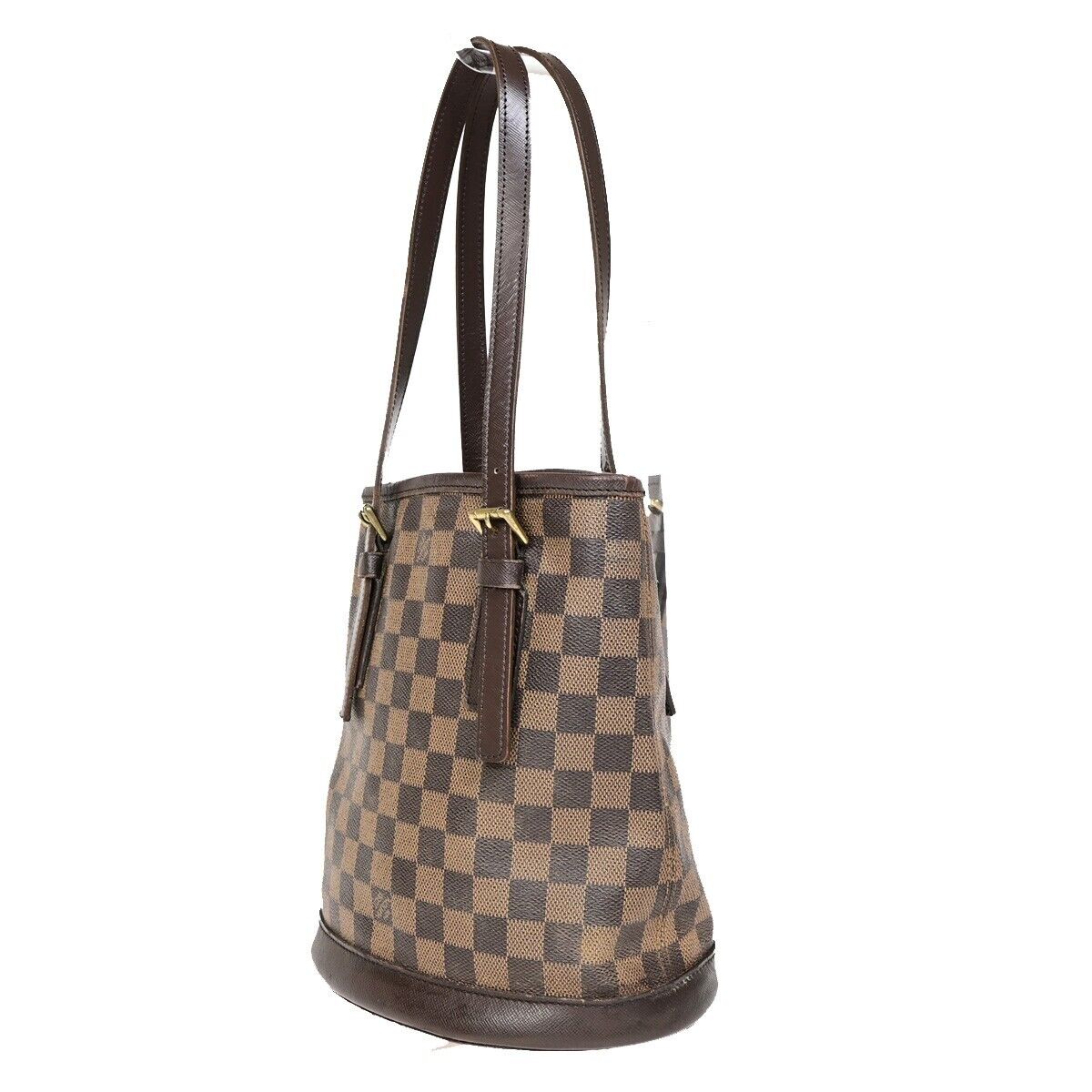 Louis Vuitton Marais Brown Canvas Shoulder Bag (Pre-Owned)