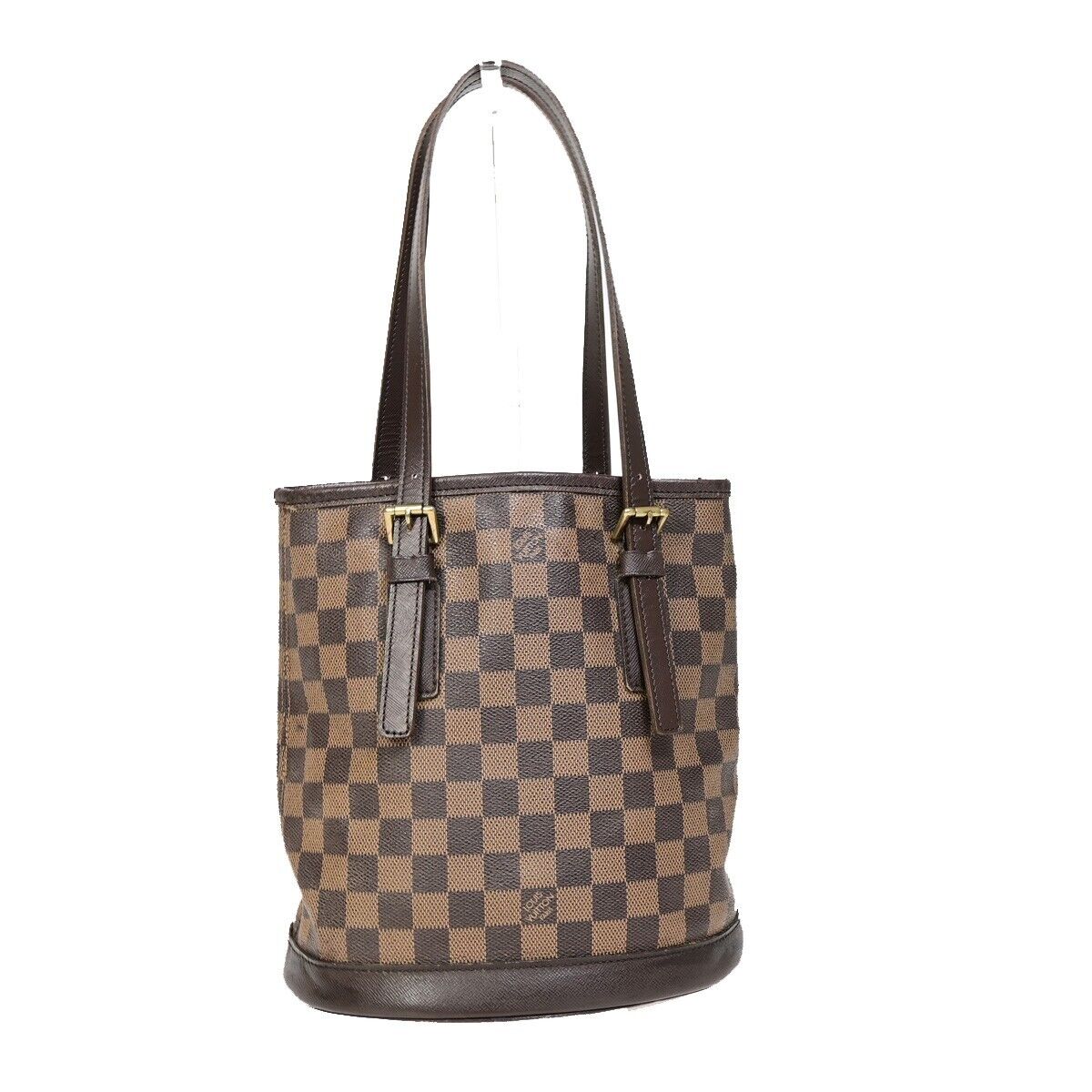 Louis Vuitton Marais Brown Canvas Shoulder Bag (Pre-Owned)