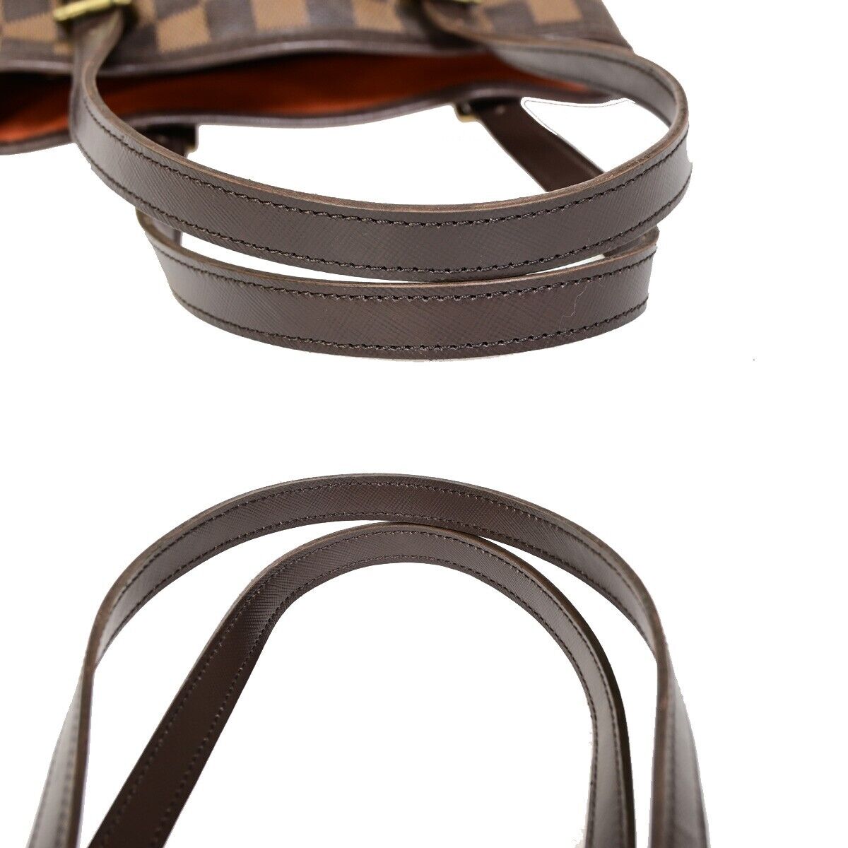 Louis Vuitton Marais Brown Canvas Shoulder Bag (Pre-Owned)