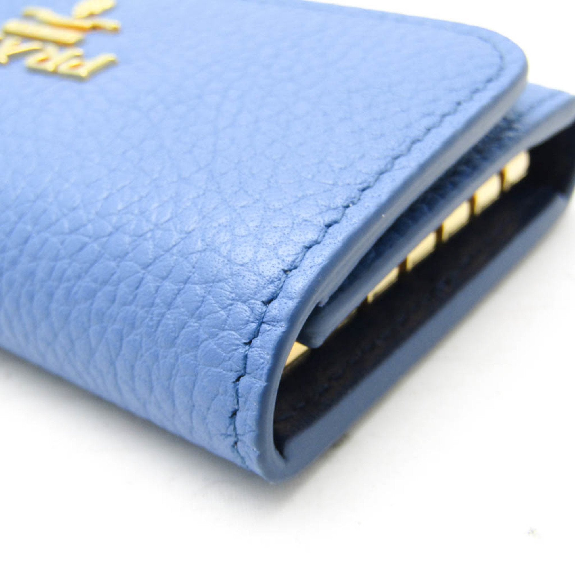 Prada Blue Leather Wallet (Pre-Owned)