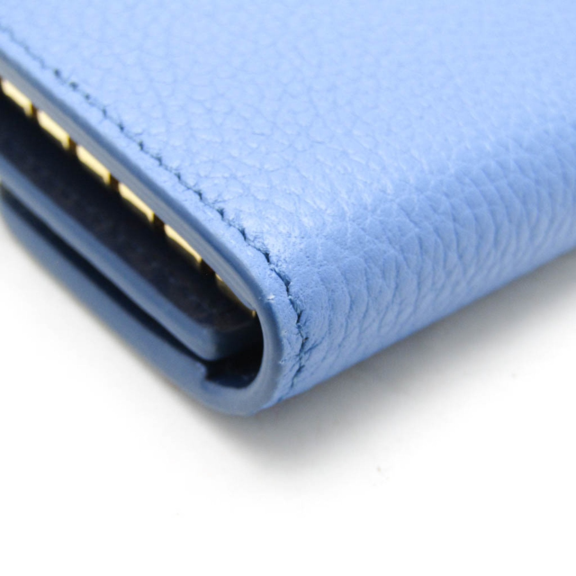 Prada Blue Leather Wallet (Pre-Owned)