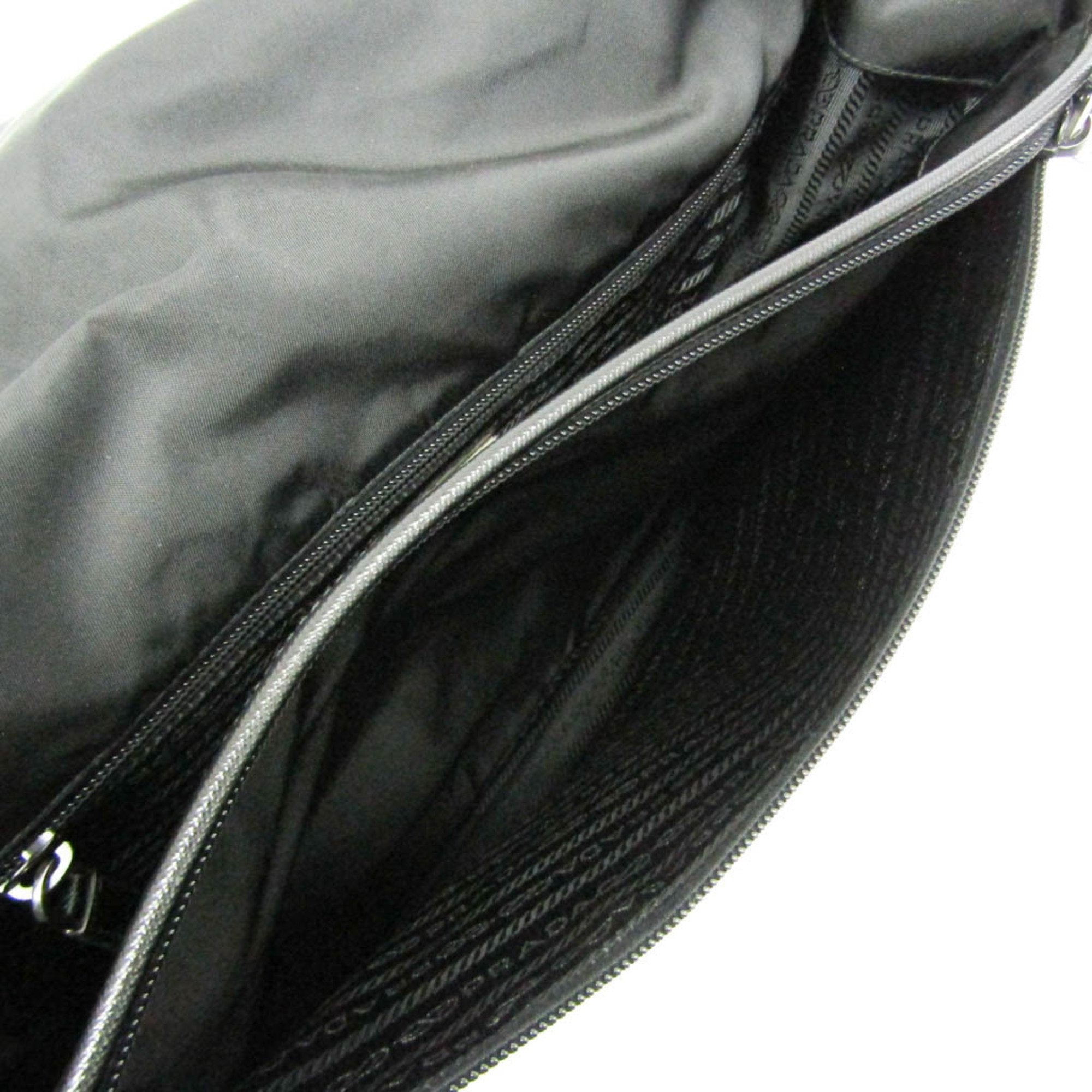 Prada Black Synthetic Shoulder Bag (Pre-Owned)