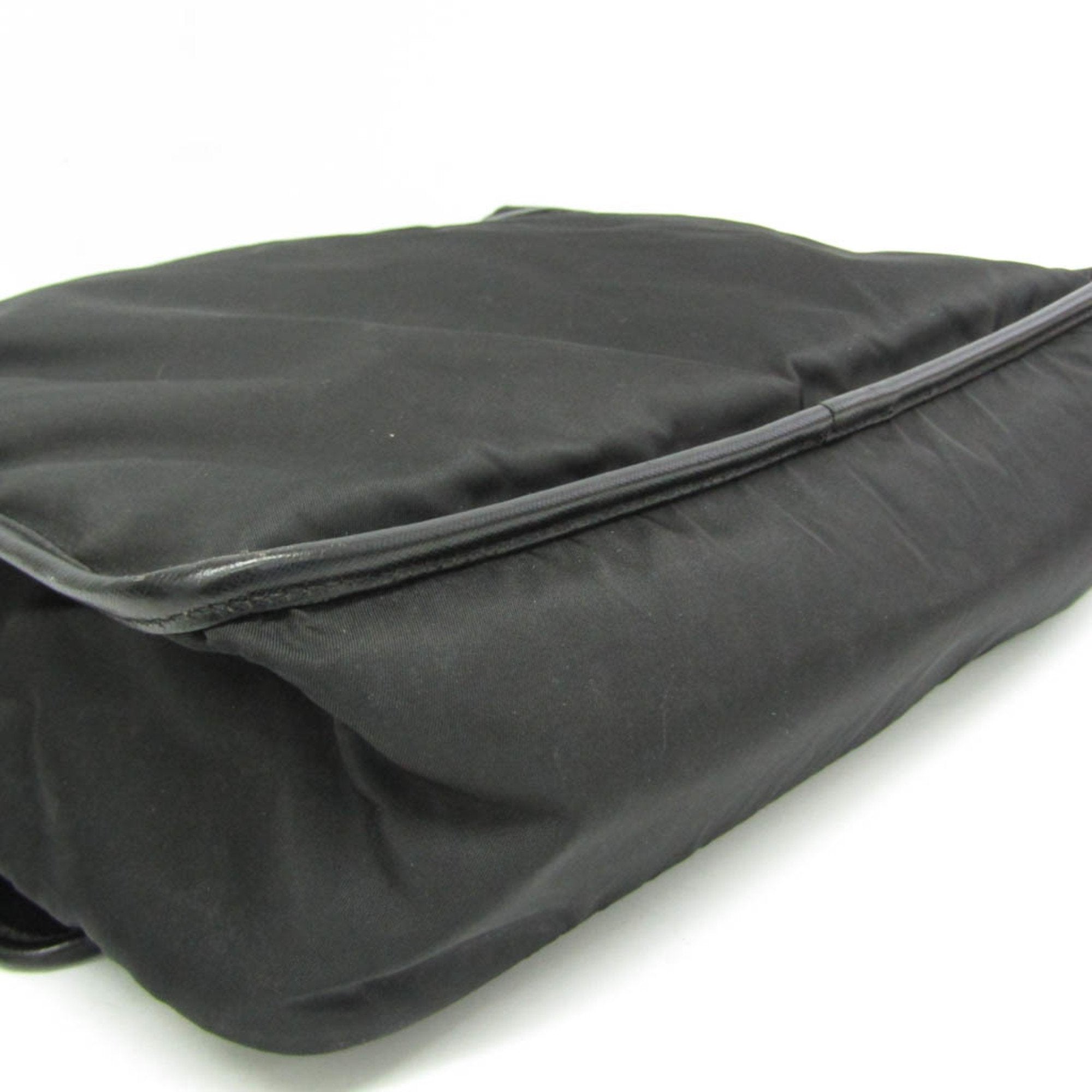 Prada Black Synthetic Shoulder Bag (Pre-Owned)