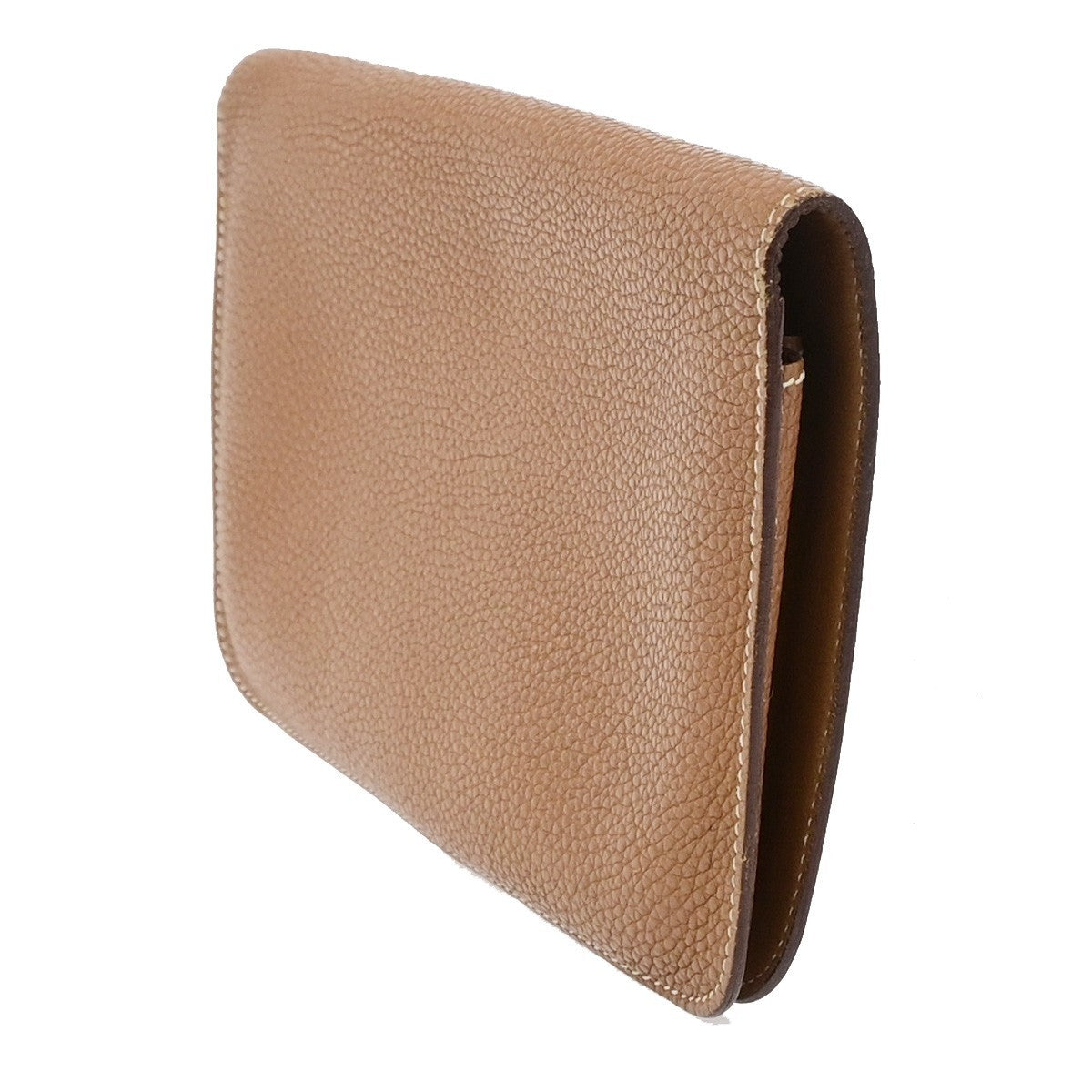 Hermes Dogon Duo Combined Leather Brown Leather Wallets Accessory (Pre-Owned)