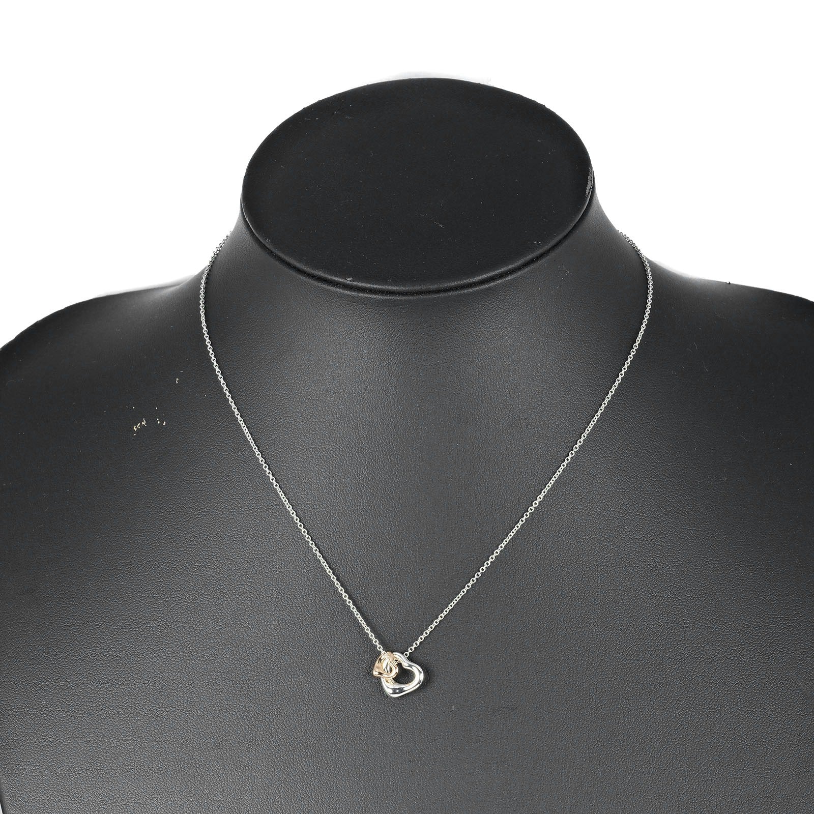 Tiffany & Co Open Heart Silver Silver Necklace Jewelry (Pre-Owned)