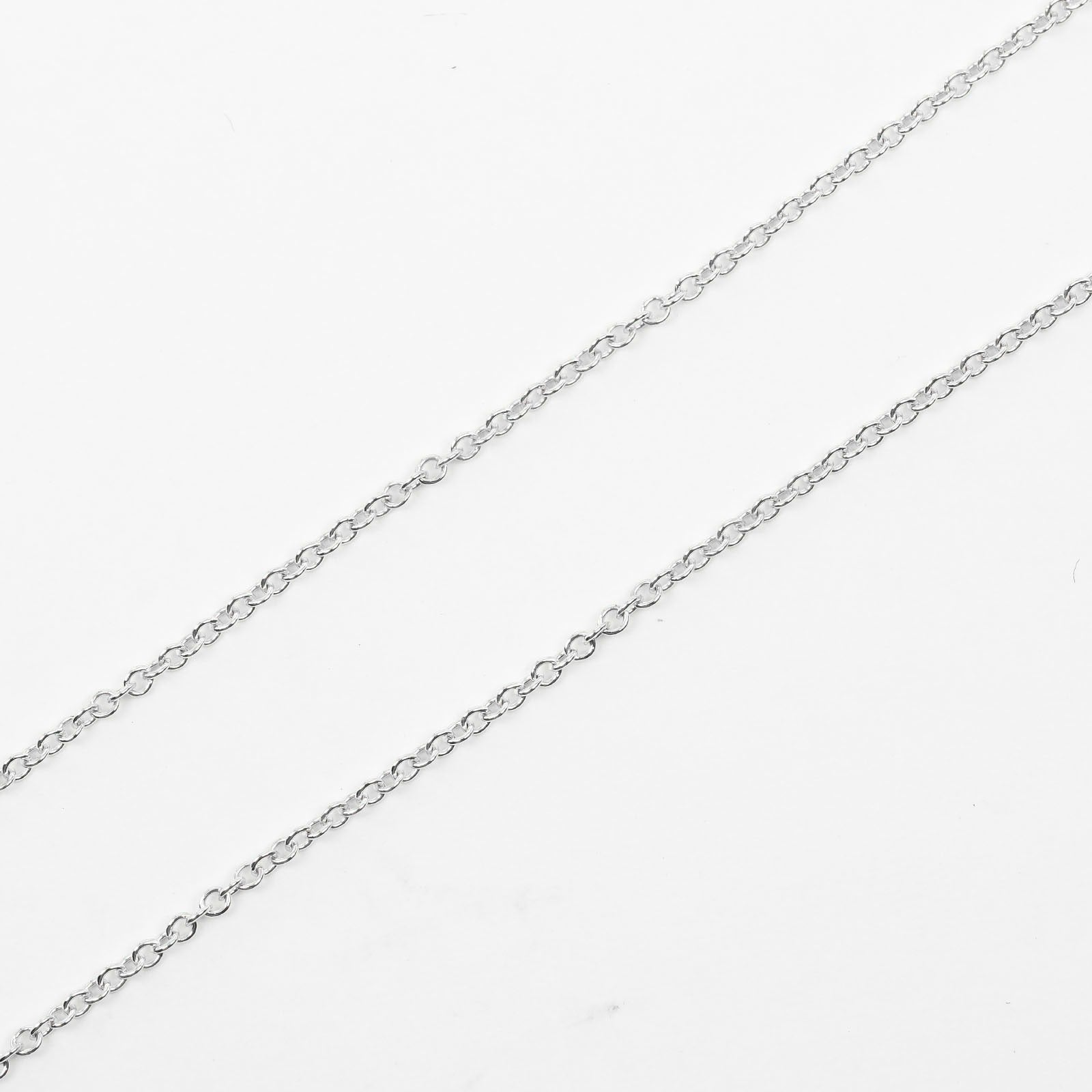 Tiffany & Co Open Heart Silver Silver Necklace Jewelry (Pre-Owned)