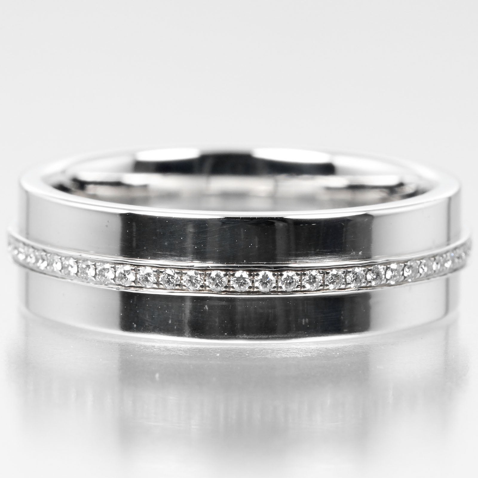 Tiffany & Co T Two Black White Gold Ring Jewelry (Pre-Owned)