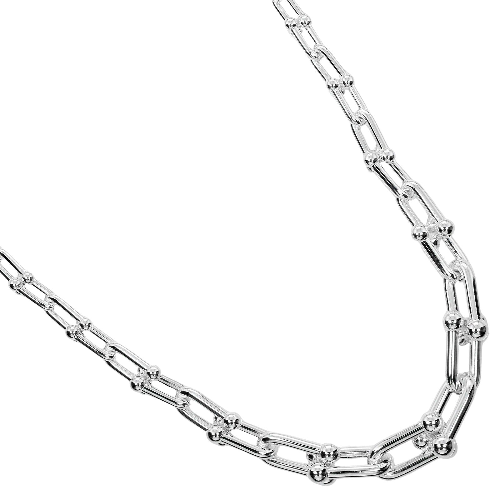 Tiffany & Co Hardwear Silver Silver Necklace Jewelry (Pre-Owned)