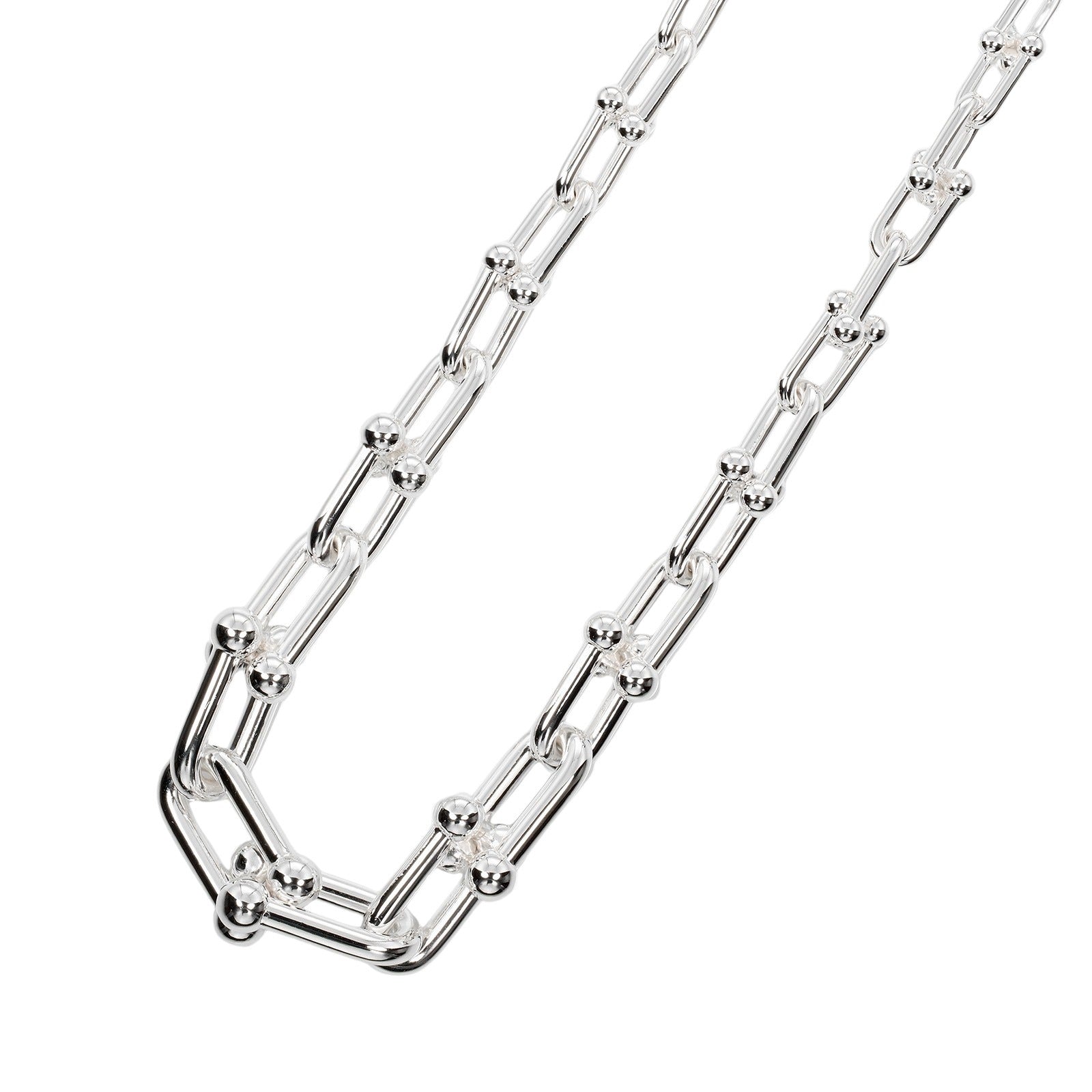 Tiffany & Co Hardwear Silver Silver Necklace Jewelry (Pre-Owned)