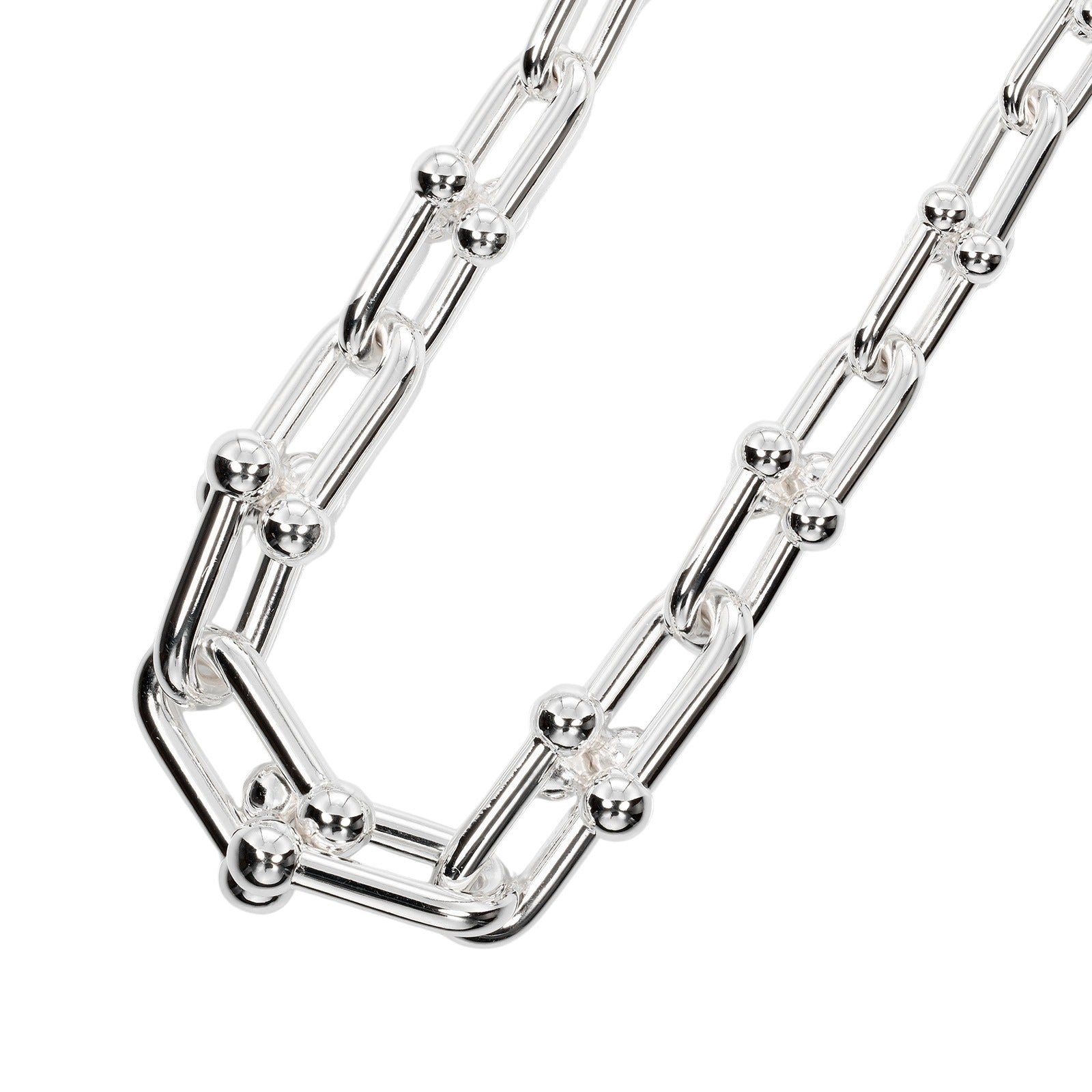 Tiffany & Co Hardwear Silver Silver Necklace Jewelry (Pre-Owned)