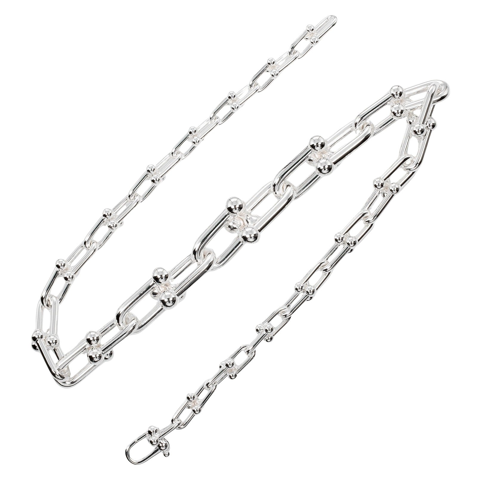 Tiffany & Co Hardwear Silver Silver Necklace Jewelry (Pre-Owned)