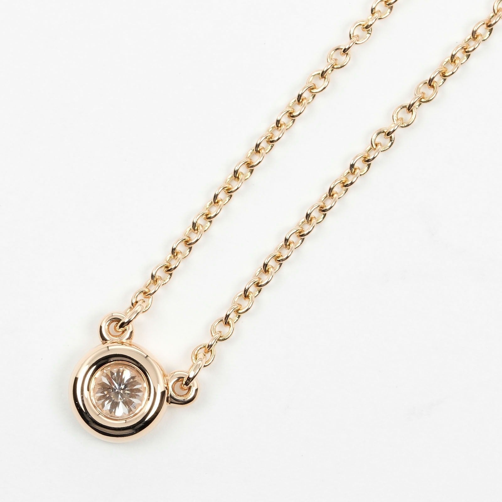 Tiffany & Co By The Yard Gold Rose Gold Necklace Jewelry (Pre-Owned)