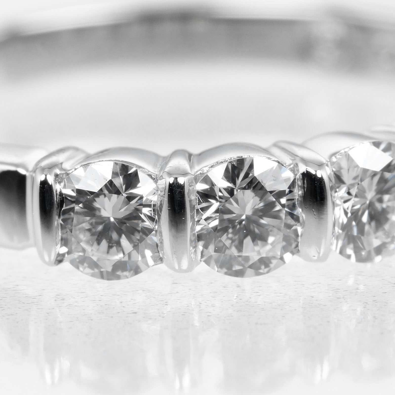 Tiffany & Co Forever Silver Platinum Ring Jewelry (Pre-Owned)