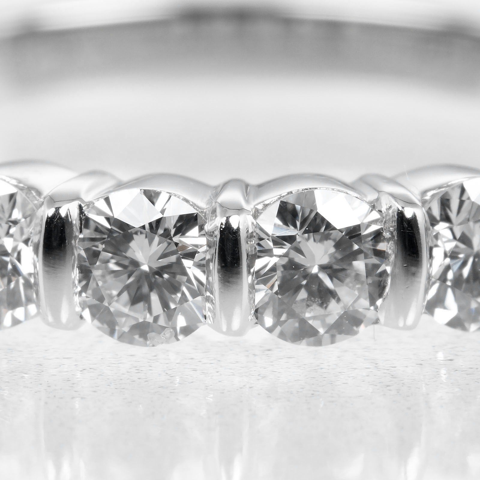 Tiffany & Co Forever Silver Platinum Ring Jewelry (Pre-Owned)