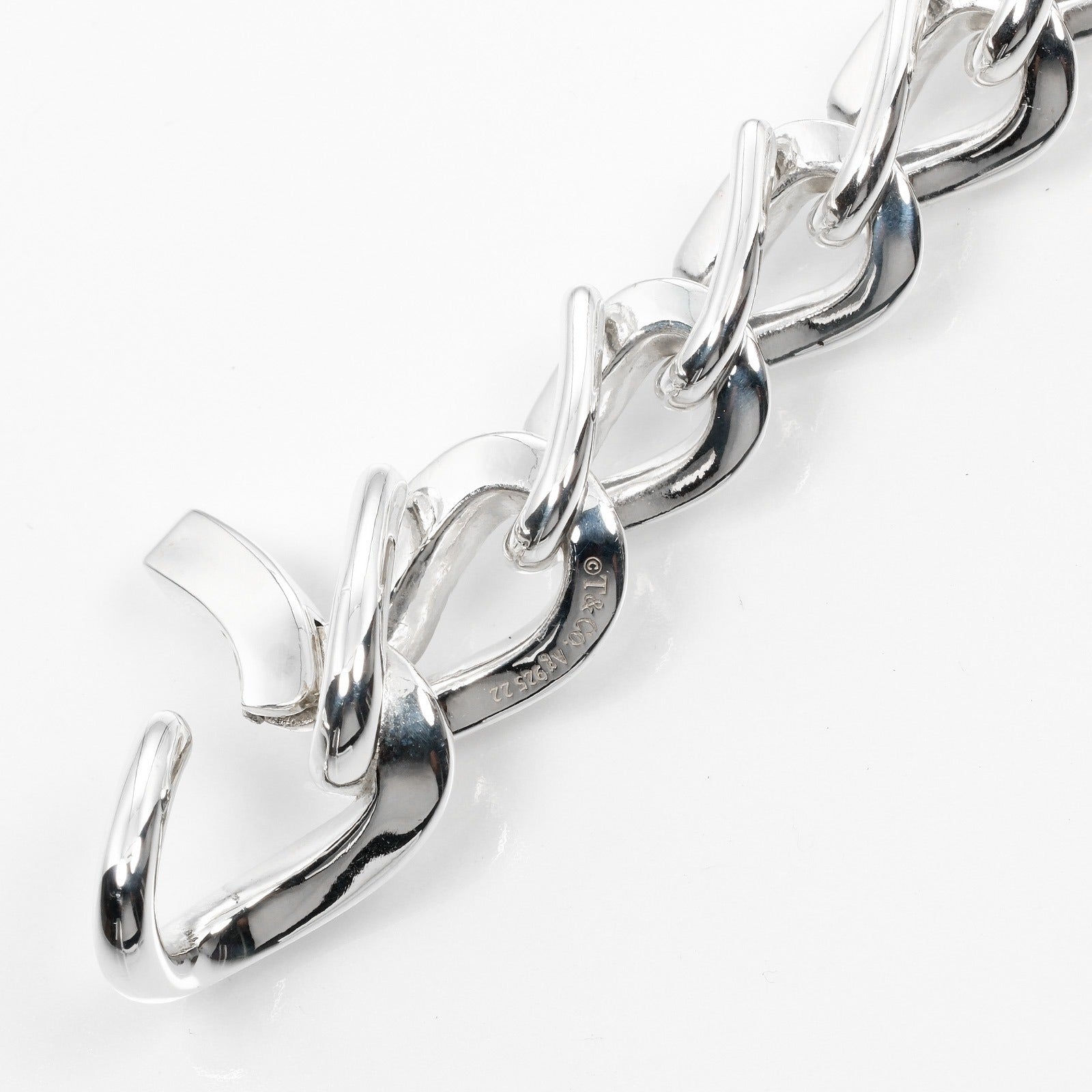 Tiffany & Co Bracelet A Maillon Silver Silver Bracelet Jewelry (Pre-Owned)