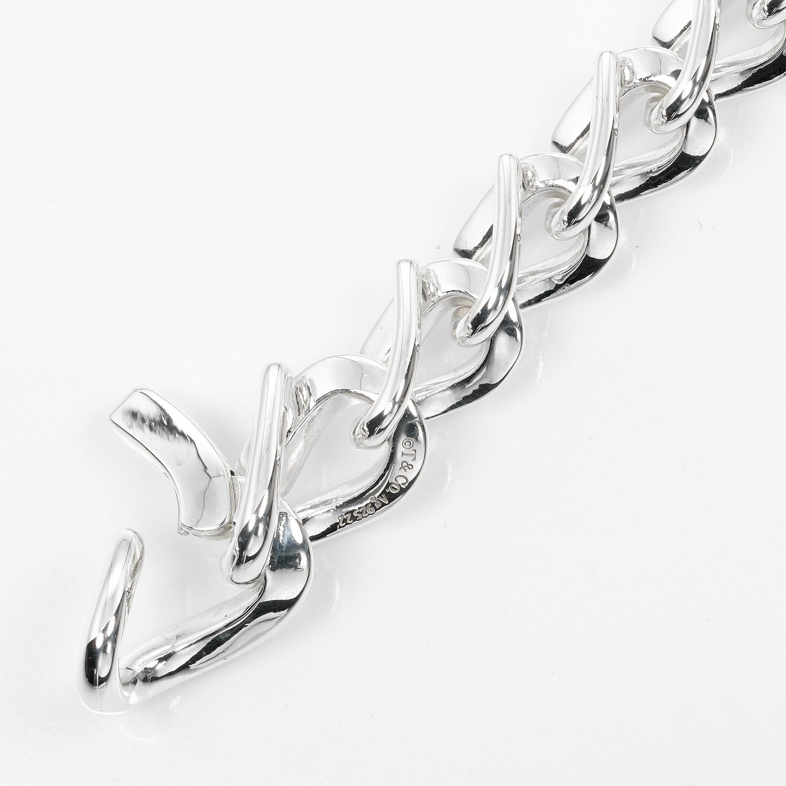 Tiffany & Co Bracelet A Maillon Silver Silver Bracelet Jewelry (Pre-Owned)