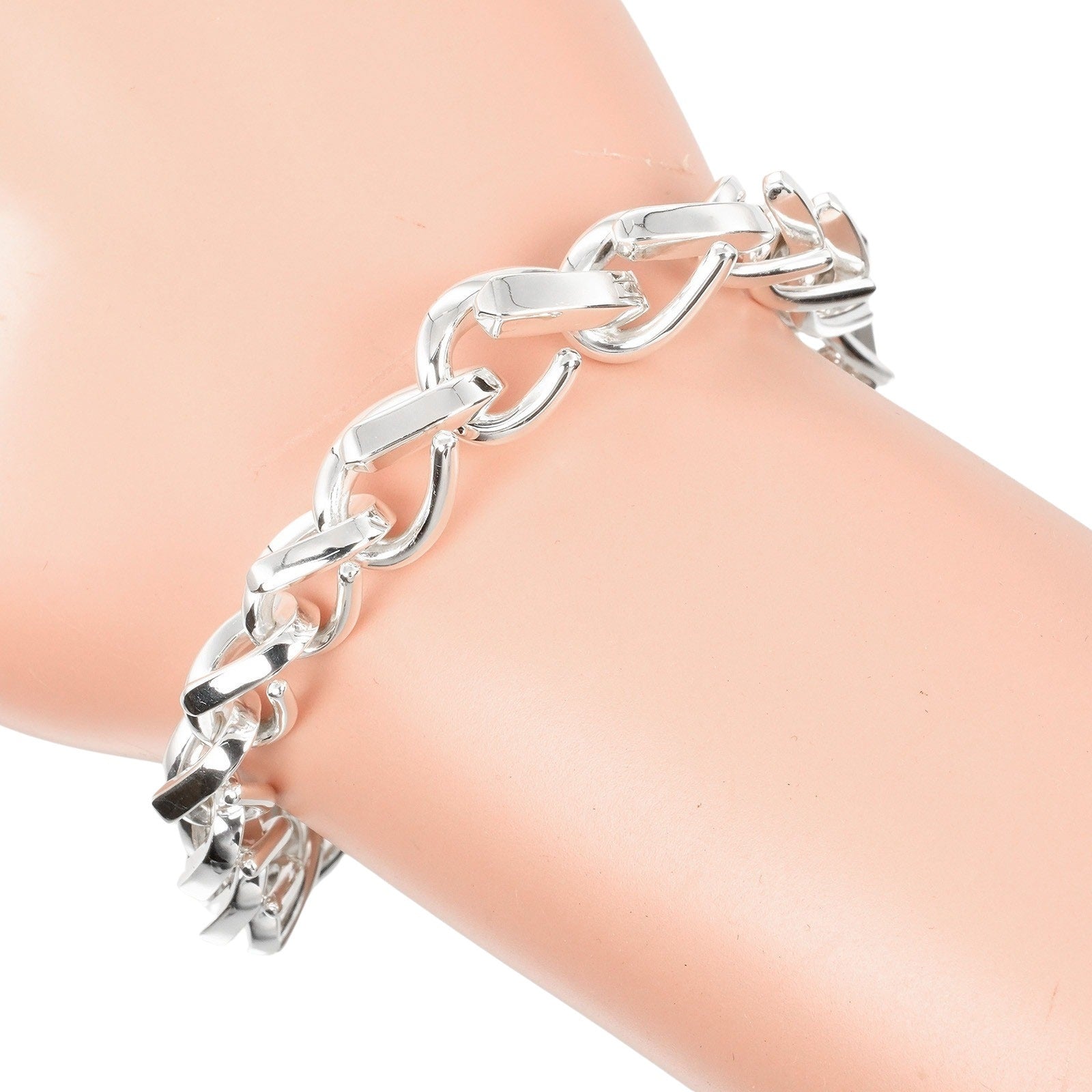 Tiffany & Co Bracelet A Maillon Silver Silver Bracelet Jewelry (Pre-Owned)