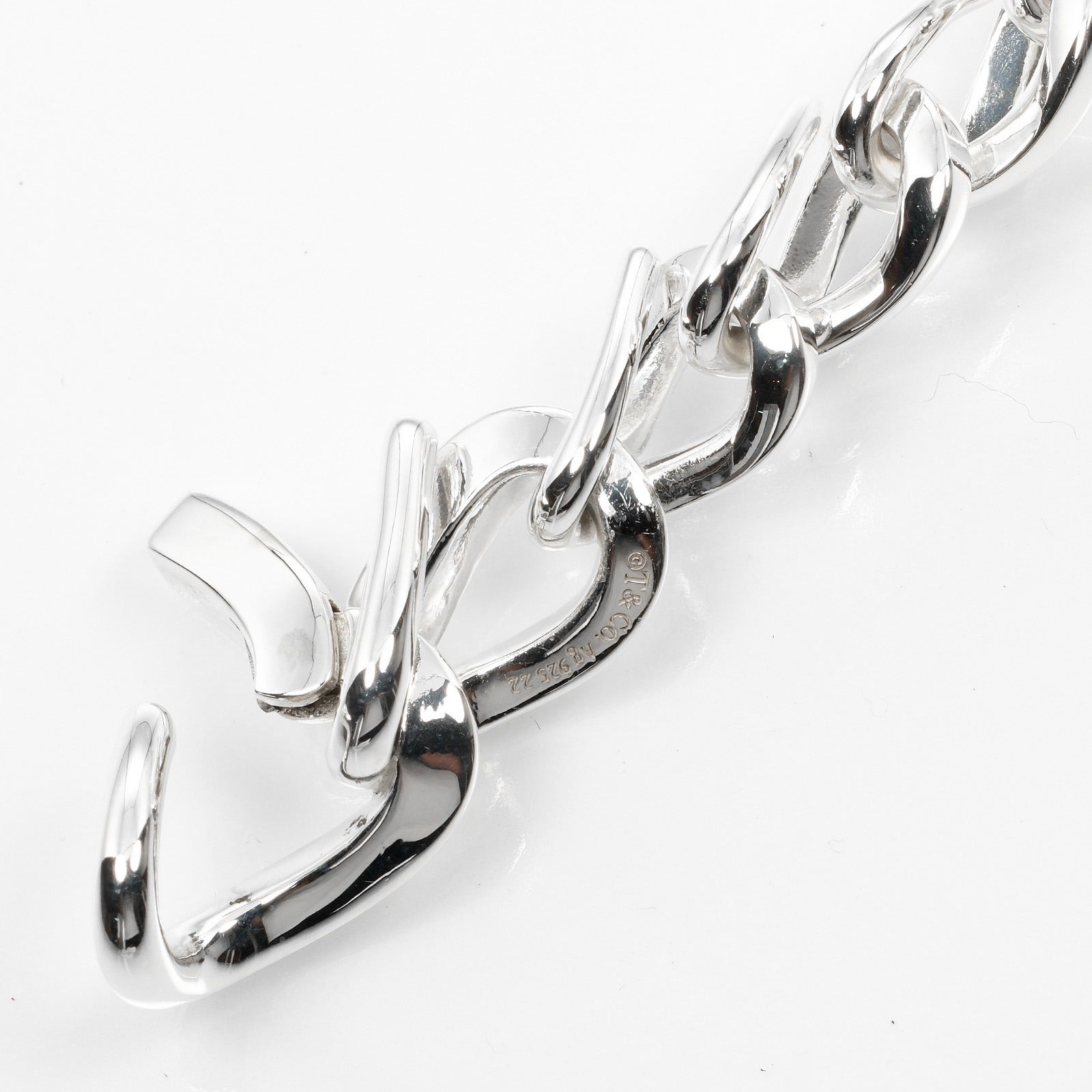 Tiffany & Co Bracelet A Maillon Silver Silver Bracelet Jewelry (Pre-Owned)