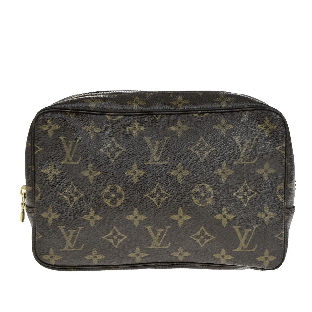 Louis Vuitton Trousse De Toilette Brown Canvas Clutch Bag (Pre-Owned)