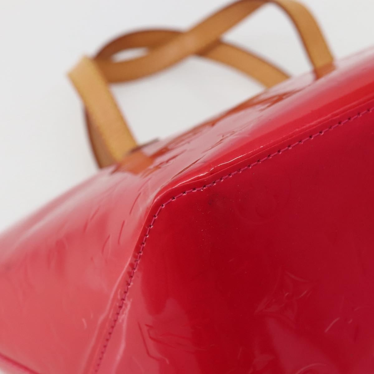 Louis Vuitton Bellevue Monogram Vernis Pink Patent_Leather Tote Bag Bag (Pre-Owned)