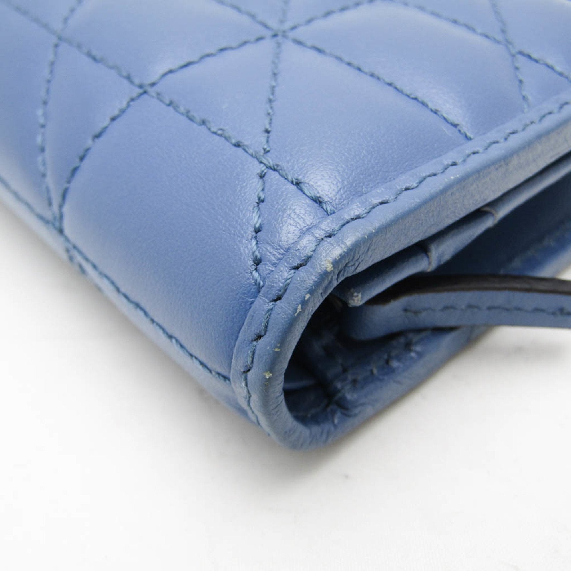 Gucci Blue Leather Wallet (Pre-Owned)