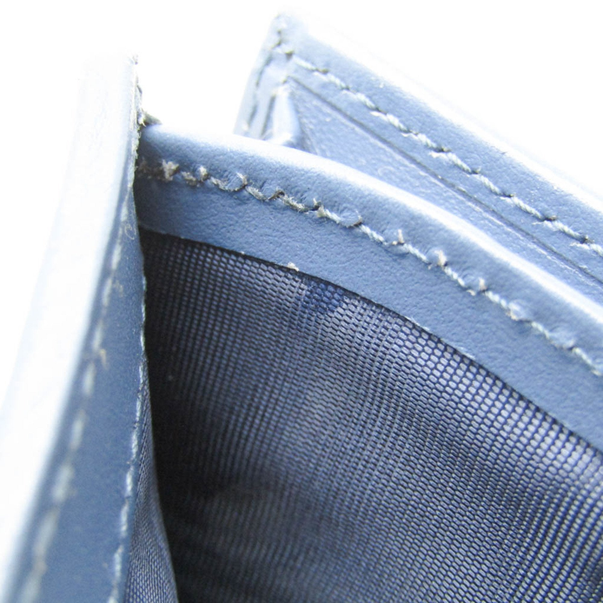 Gucci Blue Leather Wallet (Pre-Owned)