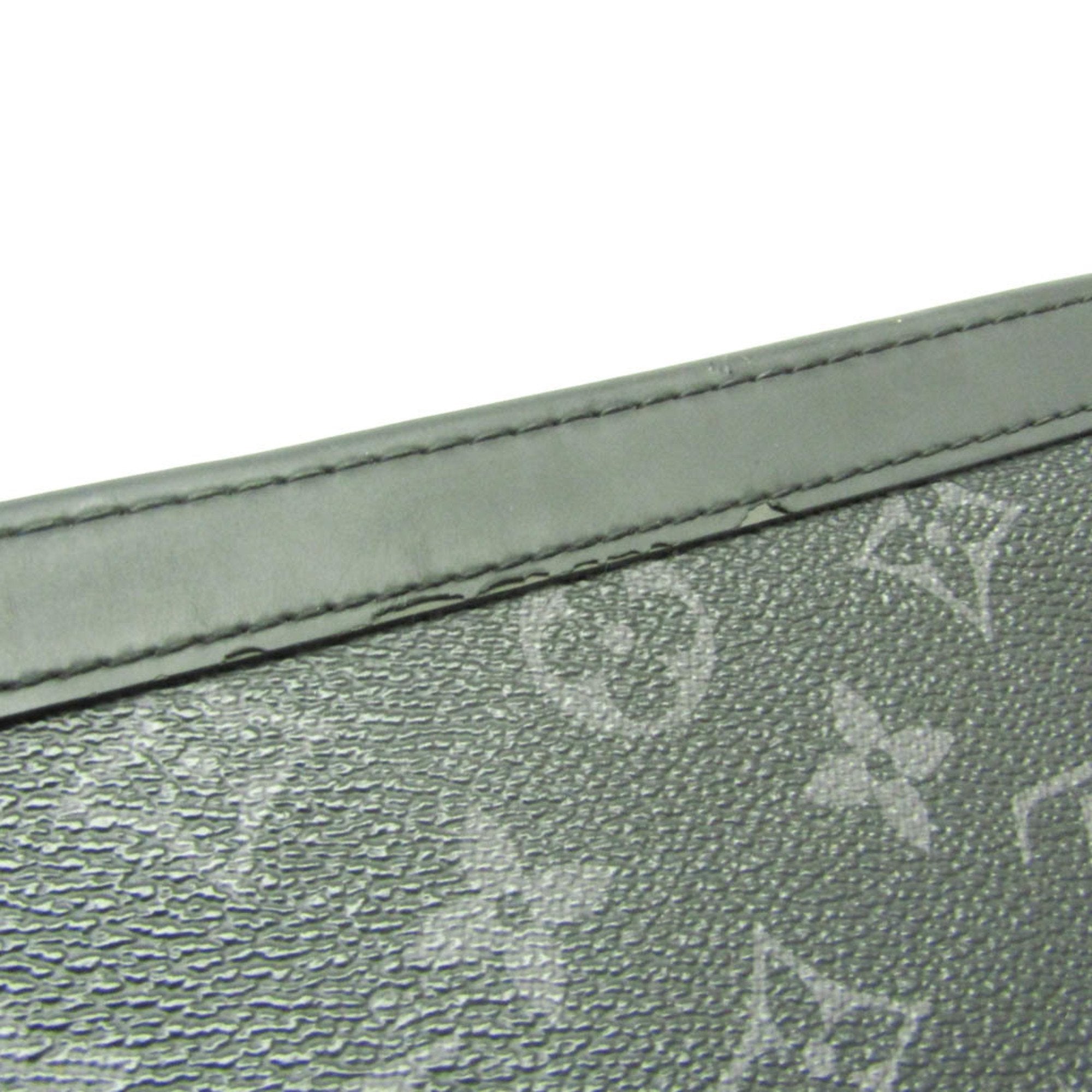 Louis Vuitton Pochette Voyage Navy Canvas Clutch Bag (Pre-Owned)