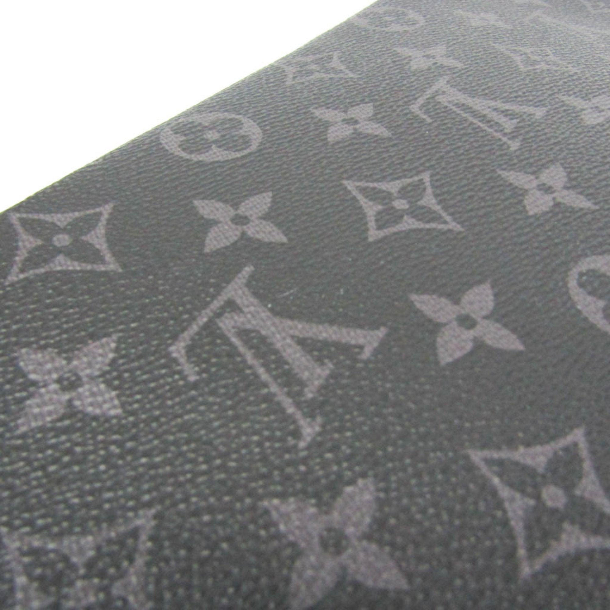Louis Vuitton Pochette Voyage Navy Canvas Clutch Bag (Pre-Owned)