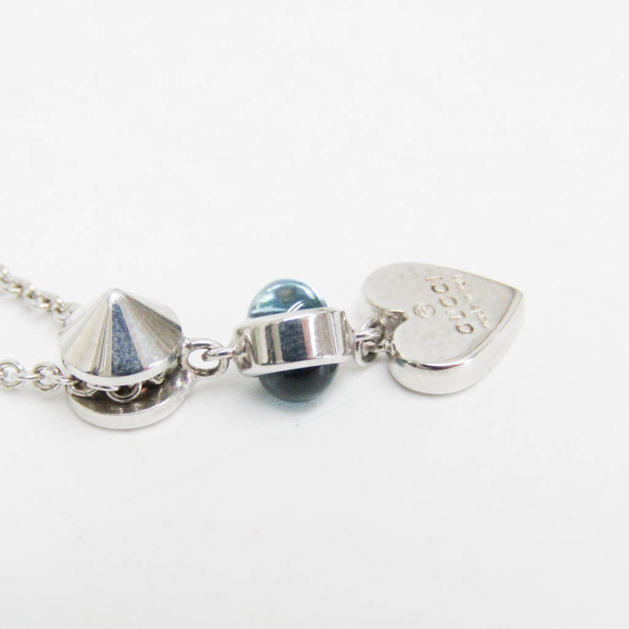 Gucci Silver Silver Necklace Jewelry (Pre-Owned)